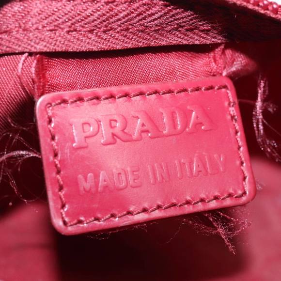 PRADA Pouch Nylon Red Auth 79282 - Picture 10 of 16